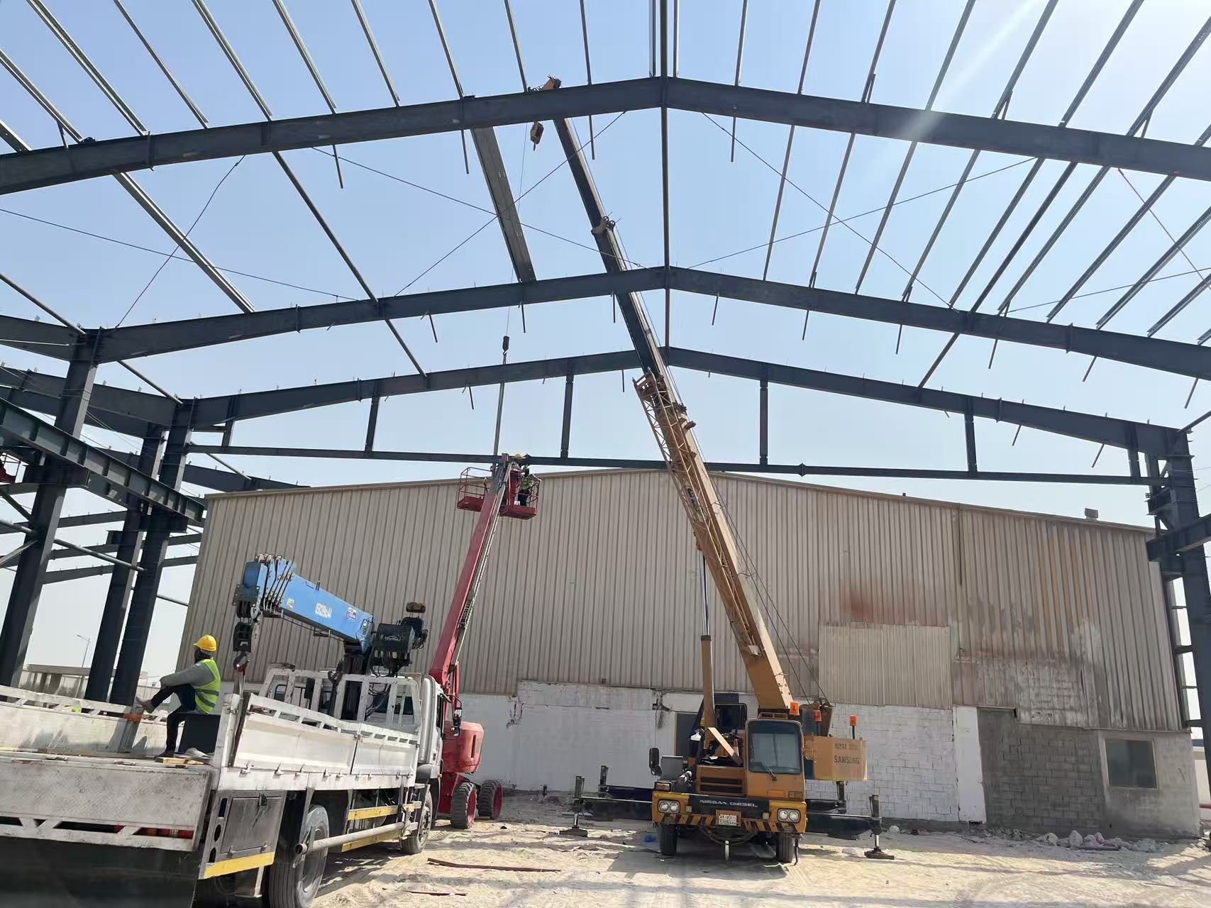 BRD steel structure construction